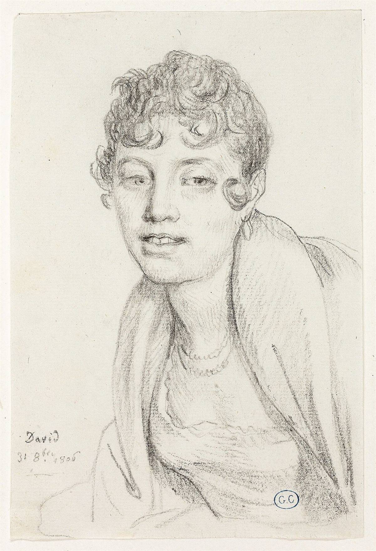 Bust of Angelique Mongez by Jacques Louis David