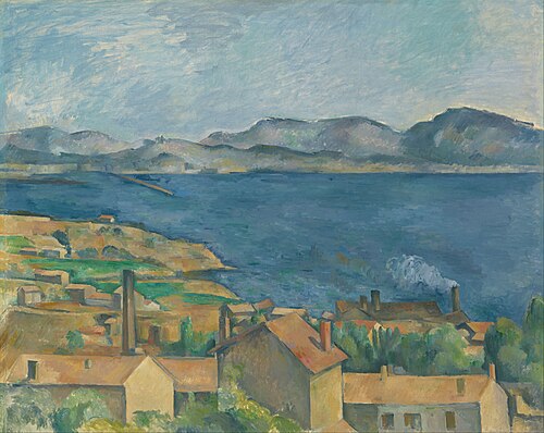The Bay of Marseille, Seen from L'Estaque by Paul Cezanne