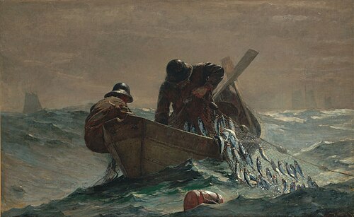 The Herring Net by Winslow Homer