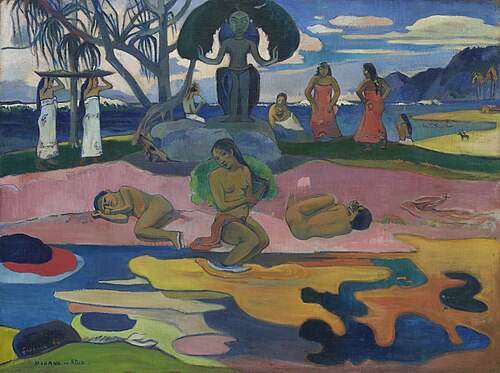 Mahana no atua (Day of the God) by Paul Gauguin