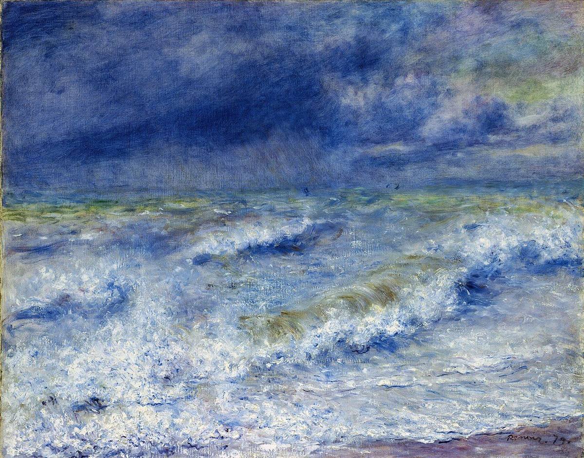 Seascape by Pierre-Auguste Renoir