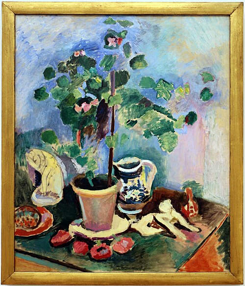 Still Life with Geranium by Henri Matisse