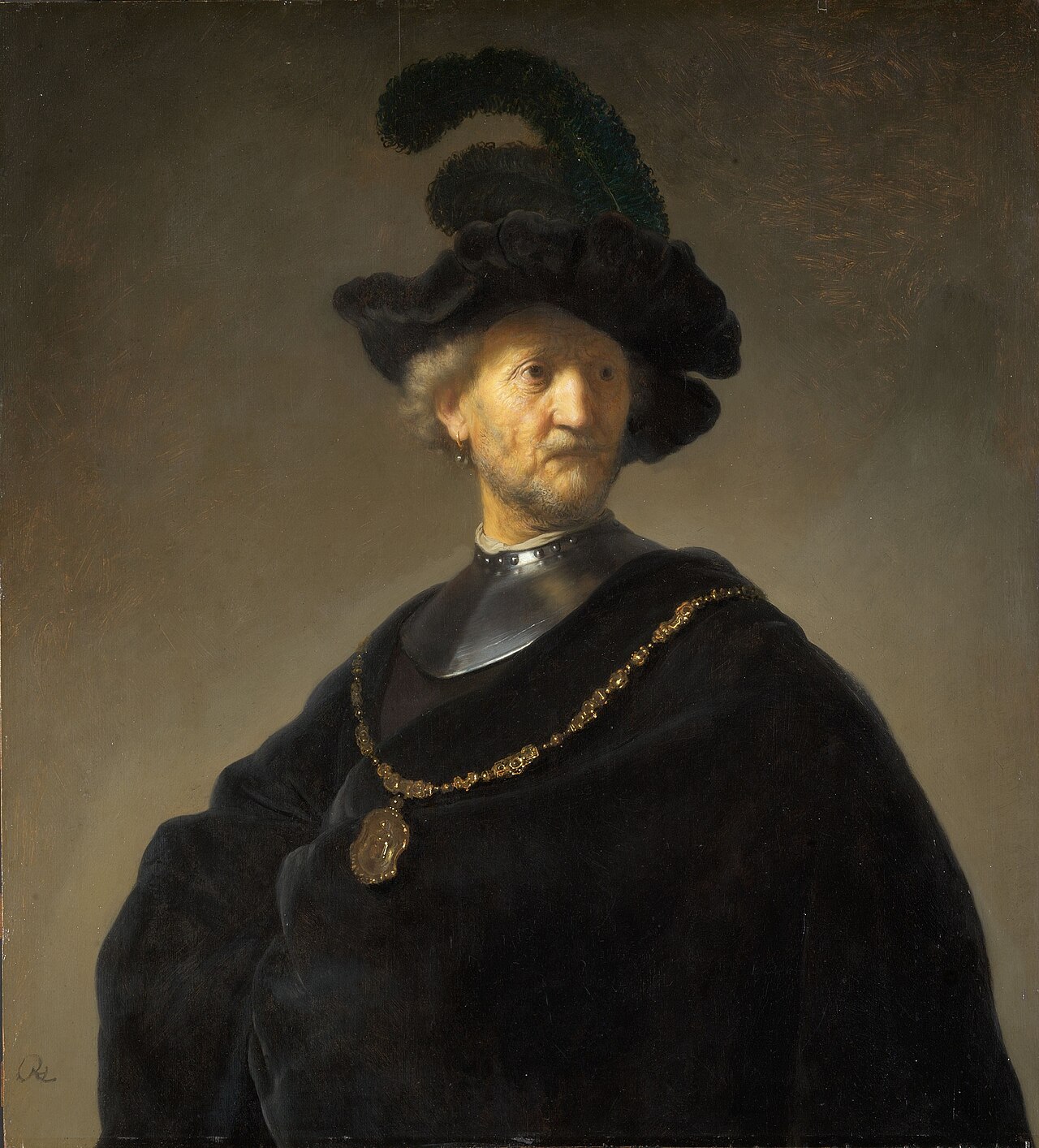Old Man with a Gold Chain by Rembrandt van Rijn