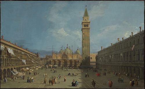 Piazza San Marco by Canaletto (Giovanni Antonio Canal)