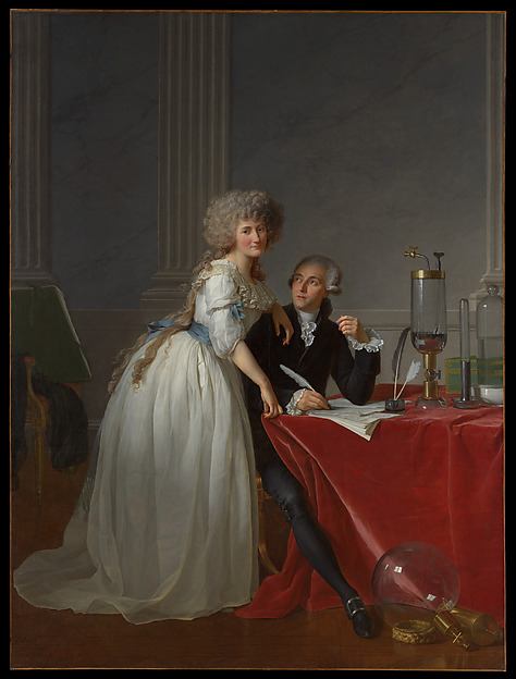 Antoine Laurent Lavoisier (1743–1794) and Marie Anne Lavoisier (Marie Anne Pierrette Paulze, 1758–1836) by Jacques Louis David