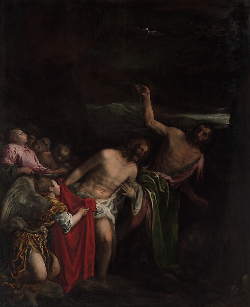 The Baptism of Christ by Jacopo Bassano (Jacopo da Ponte)