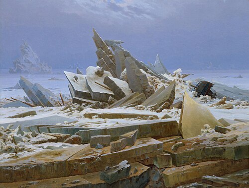 The Sea of Ice by Caspar David Friedrich