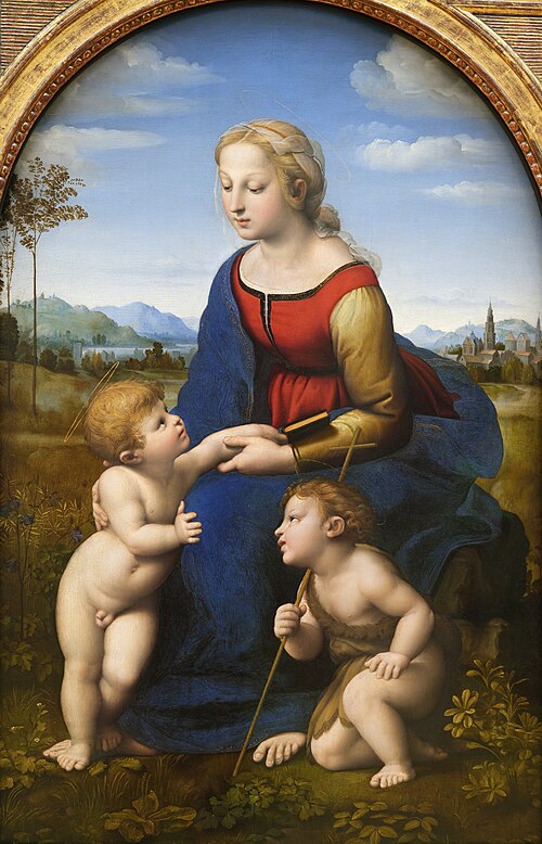 La belle jardinière by Raphael