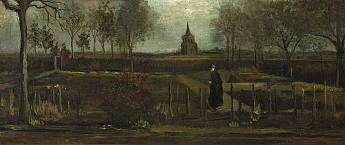 The Parsonage Garden at Nuenen by Vincent van Gogh