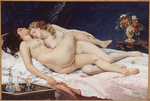 Le Sommeil by Gustave Courbet