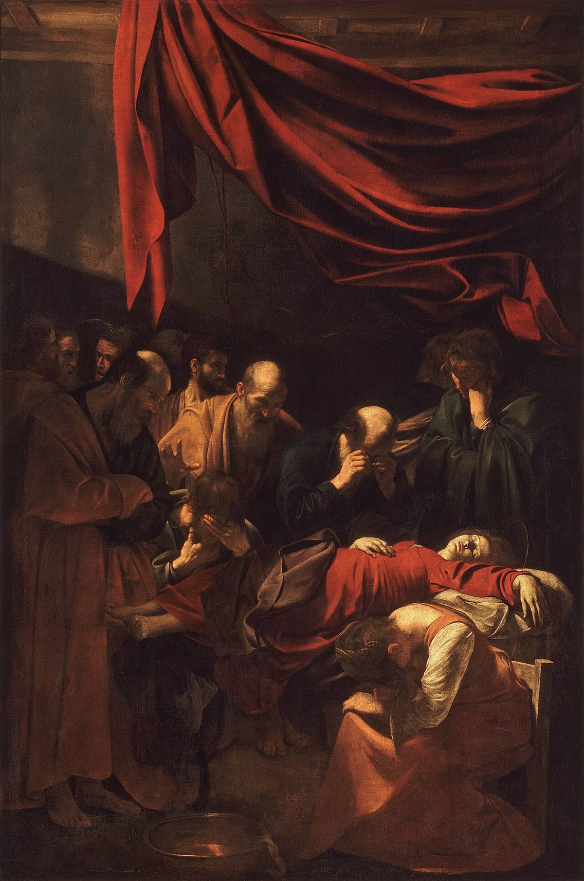 Death of the Virgin by Caravaggio